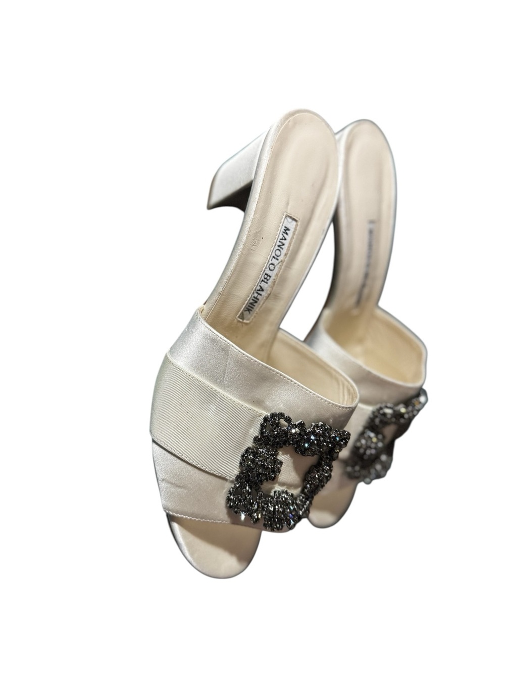 💍NEW! Manolo Blahnik
Martanew 50MM Embellished
Satin Mules US 11 - Picture 3 of 6